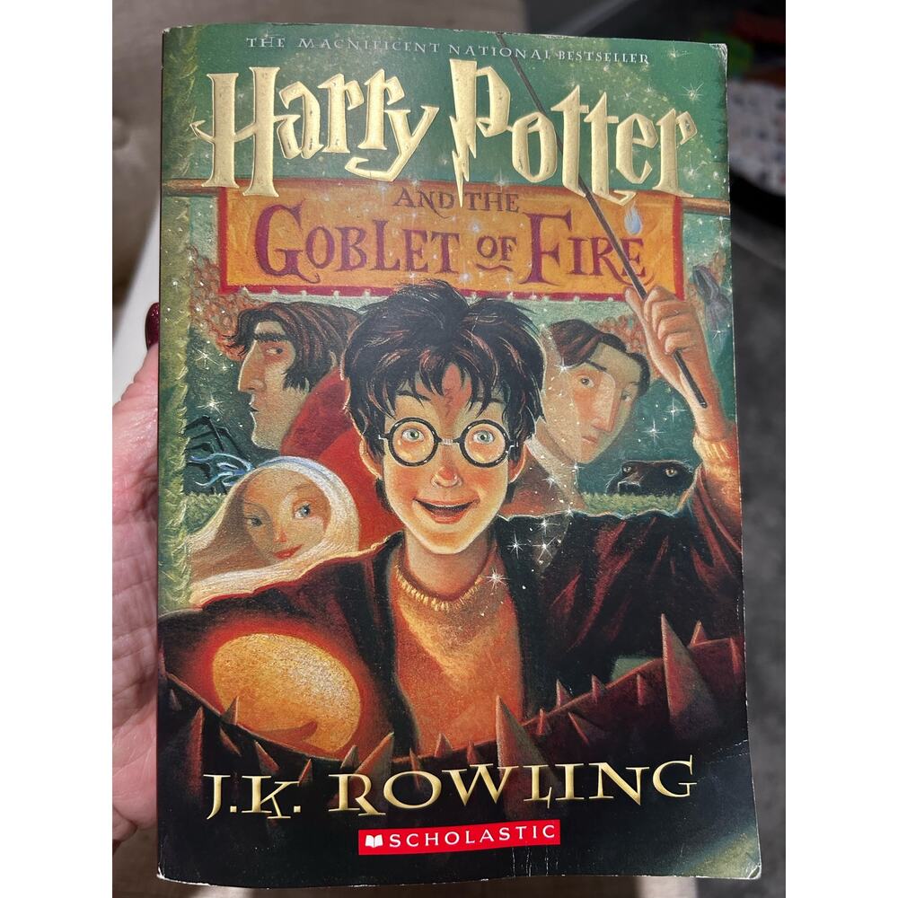 Book Paperback:  Harry Potter and the Goblet of Fire, J.K. Rowling Novel Fantasy